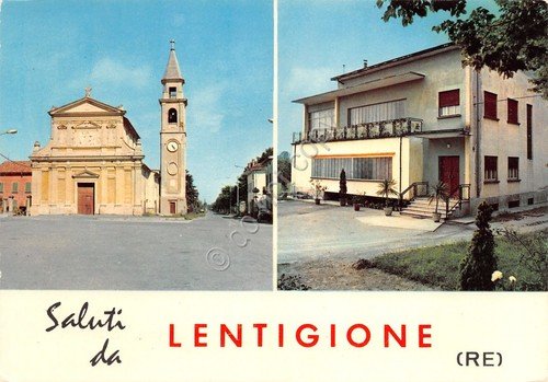 Cartolina Lentigione 2 vedute | Immagine principale