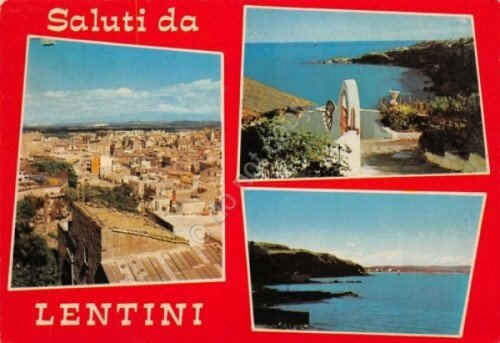 Cartolina Lentini Vedute 1988 (Siracusa) | Immagine principale