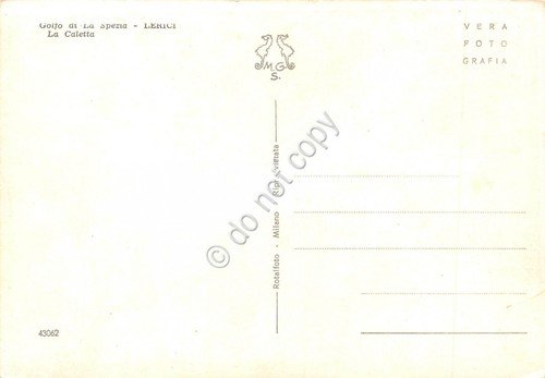 Cartolina Lerici La Caletta (La Spezia)