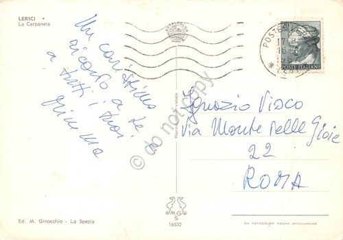 Cartolina Lerici La Carpaneta animata bucato steso 1967 | Immagine Gallery 2