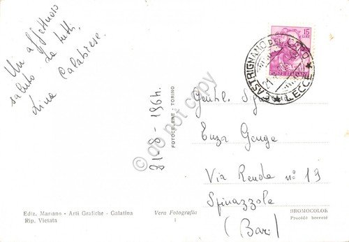 Cartolina Leuca Santuario 1964 vedute (Lecce) | Immagine Gallery 2