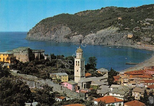 Cartolina Levanto Panorama Castello spiaggia (La Spezia) | Immagine principale