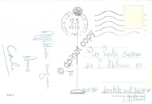 Cartolina Levanto vedute varie 1970 (La Spezia)