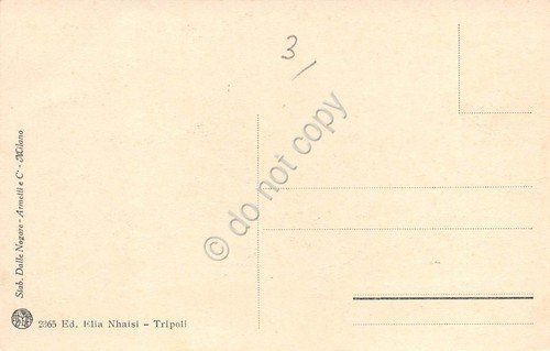 Cartolina Libia Italiana Mercato del pane | Immagine Gallery 2