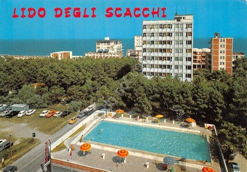 Cartolina Lido degli Scacchi Alberghi Piscine e pineta | Immagine principale