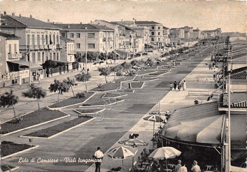 Cartolina Lido di Camaiore Viali lungomare animata 1969 | Immagine principale