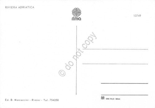 Cartolina Lido di Jesolo al tramonto (Venezia)