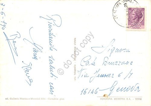 Cartolina Lido di Lavinio veduta da Villa Lampis 1970 | Immagine Gallery 2