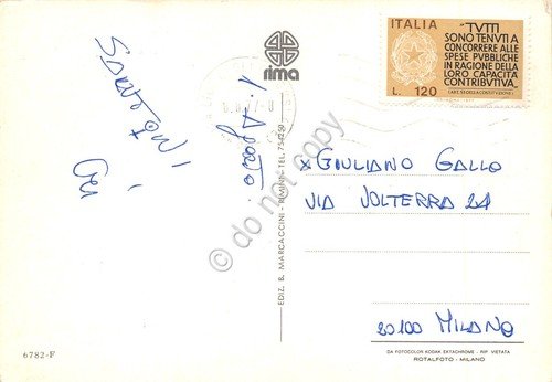 Cartolina Lido di Spina varie vedute Cartolina grafica 1977