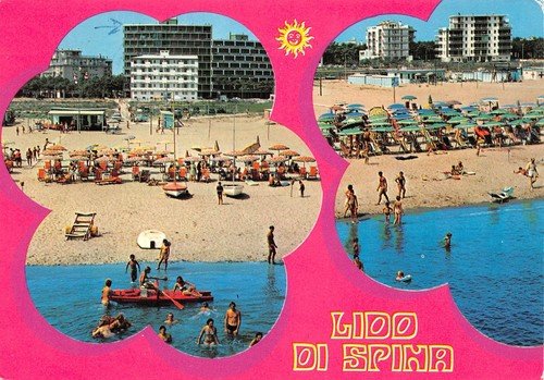 Cartolina Lido di Spina Vedutine