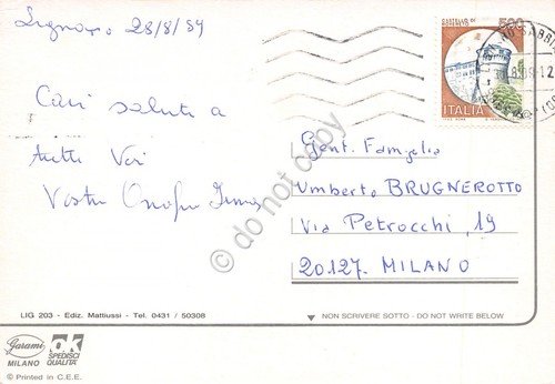 Cartolina Lignano vedute 1989 (Udine) | Immagine Gallery 2