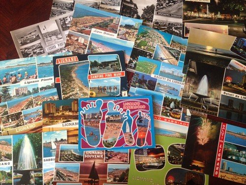 Cartolina Lignano Vedutine Lotto di 18 cartoline VG (Udine)