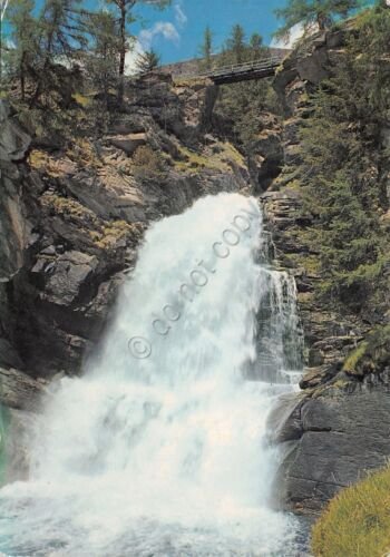 Cartolina Lillaz Cogne cascata 1982 (Aosta)