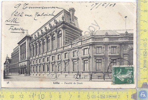 Cartolina Lille - Faculte de Droit - Vg France Congo … | Immagine principale