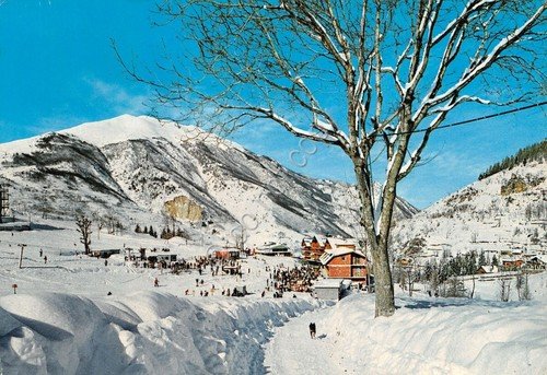 Cartolina Limone Piemonte Campo Maneggio 1975
