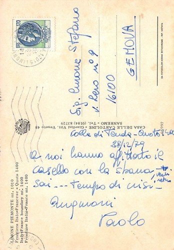 Cartolina Limone Piemonte Frontiera Italo Francese 1979 | Immagine Gallery 2
