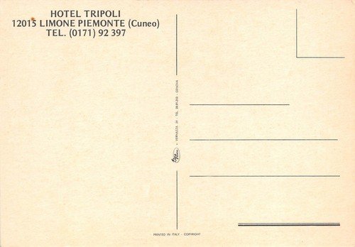 Cartolina Limone Piemonte Hotel Tripoli | Immagine Gallery 2