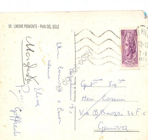 Cartolina Limone Piemonte Pian del Sole Skilift Tre Amis 1970 … | Immagine Gallery 2