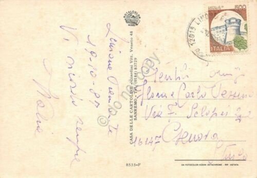 Cartolina Limone Piemonte vedute 1987 abiti tradizionali (Cuneo) | Immagine Gallery 2