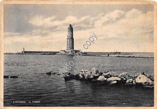 Cartolina Livorno Faro anni '30 | Immagine principale