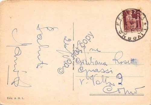 Cartolina Livorno Faro anni '30 | Immagine Gallery 2
