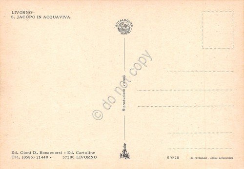 Cartolina Livorno S. Jacopo in Acquaviva piscina animata anni '80 | Immagine Gallery 2