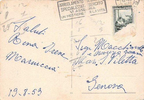 Cartolina Livorno Viale Italia Accademia navale 1959 | Immagine Gallery 2