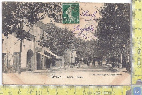 Cartolina Livron - Grande Route - Animee - Vg France …
