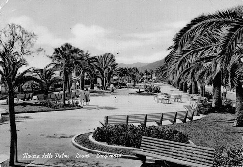Cartolina Loano Lungomare 1955 (Savona) | Immagine principale