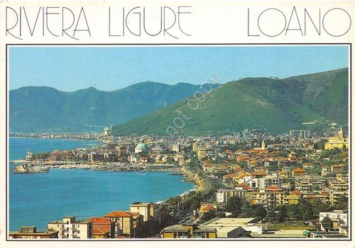 Cartolina Loano panorama 1989 (Savona)