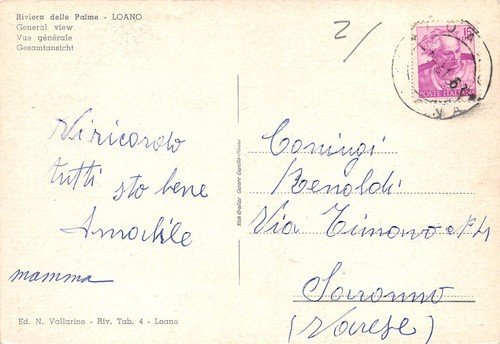 Cartolina Loano Panorama anni '60 | Immagine Gallery 2