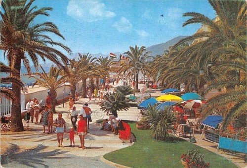 Cartolina Loano Passeggiata animata anni '70 (Savona) | Immagine principale