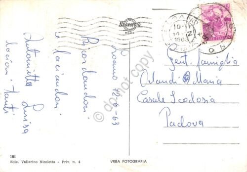 Cartolina Loano vedute 1963 (Savona)