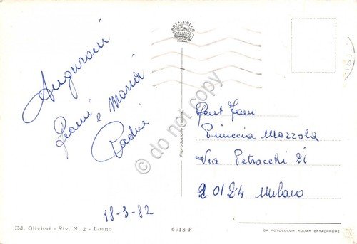 Cartolina Loano vedute 1982 (Savona) | Immagine Gallery 2