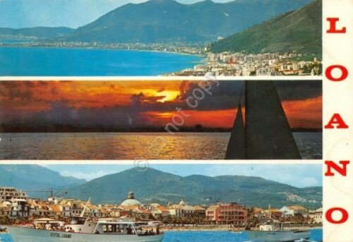 Cartolina Loano vedute NVG (Savona)