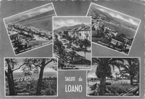 Cartolina Loano vedute varie