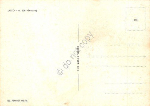 Cartolina Loco panorama con case
