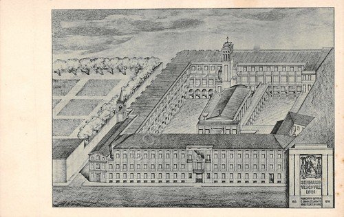 Cartolina Lodi Seminario Vescovile Arch Pasquè illustrata | Immagine principale