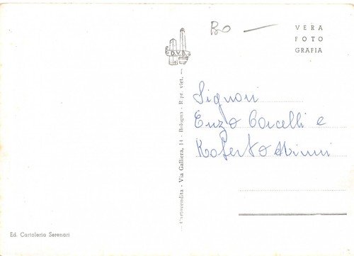 Cartolina Loiano Panorama anni '50 (Bologna)