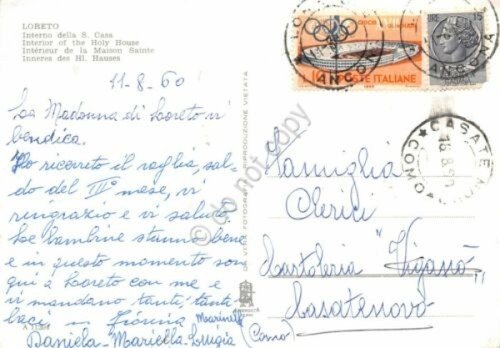 Cartolina Loreto Basilica Interno S. Casa 1960 (Ancona) | Immagine Gallery 2