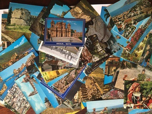 Cartolina lotto 100 cartoline Sicilia località in descrizione anni '80 … | Immagine Gallery 5