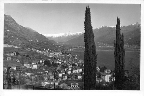 Cartolina Lovere Lago d'Iseo Panorama (Bergamo)