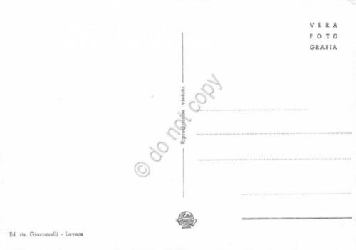 Cartolina Lovere Valle Camonica panorama colorata