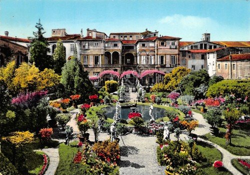 Cartolina Lucca Palazzo Controni Pfanner 1966