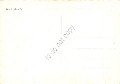 Cartolina Lugano 2 vedute