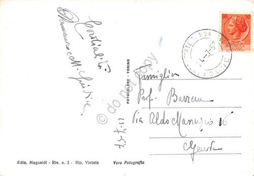 Cartolina Lurisia Albergo Radium 1957 | Immagine Gallery 2