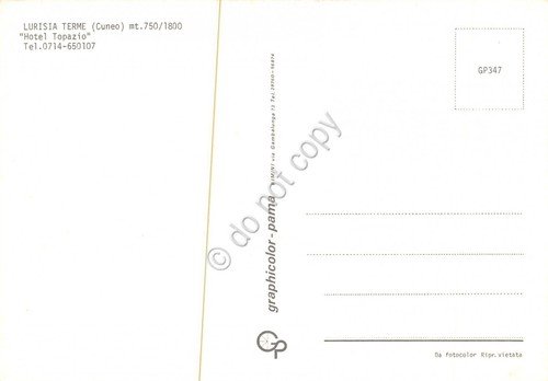 Cartolina Lurisia Terme Hotel Topazio vedute | Immagine Gallery 2