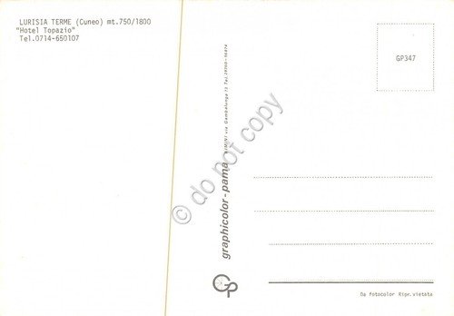 Cartolina Lurisia Terme Hotel Topazio vedute