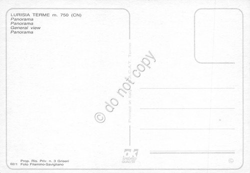 Cartolina Lurisia Terme Panorama paese con chiesa e case | Immagine Gallery 2