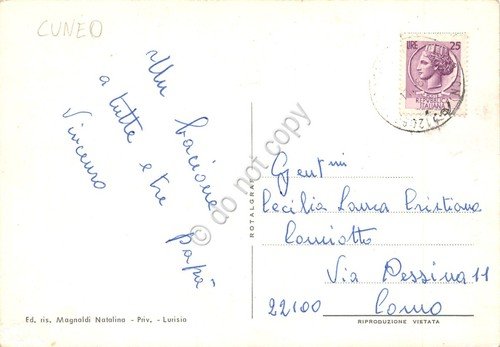 Cartolina Lurisia Terme vedute cabinovia baita piste anni '60 | Immagine Gallery 2